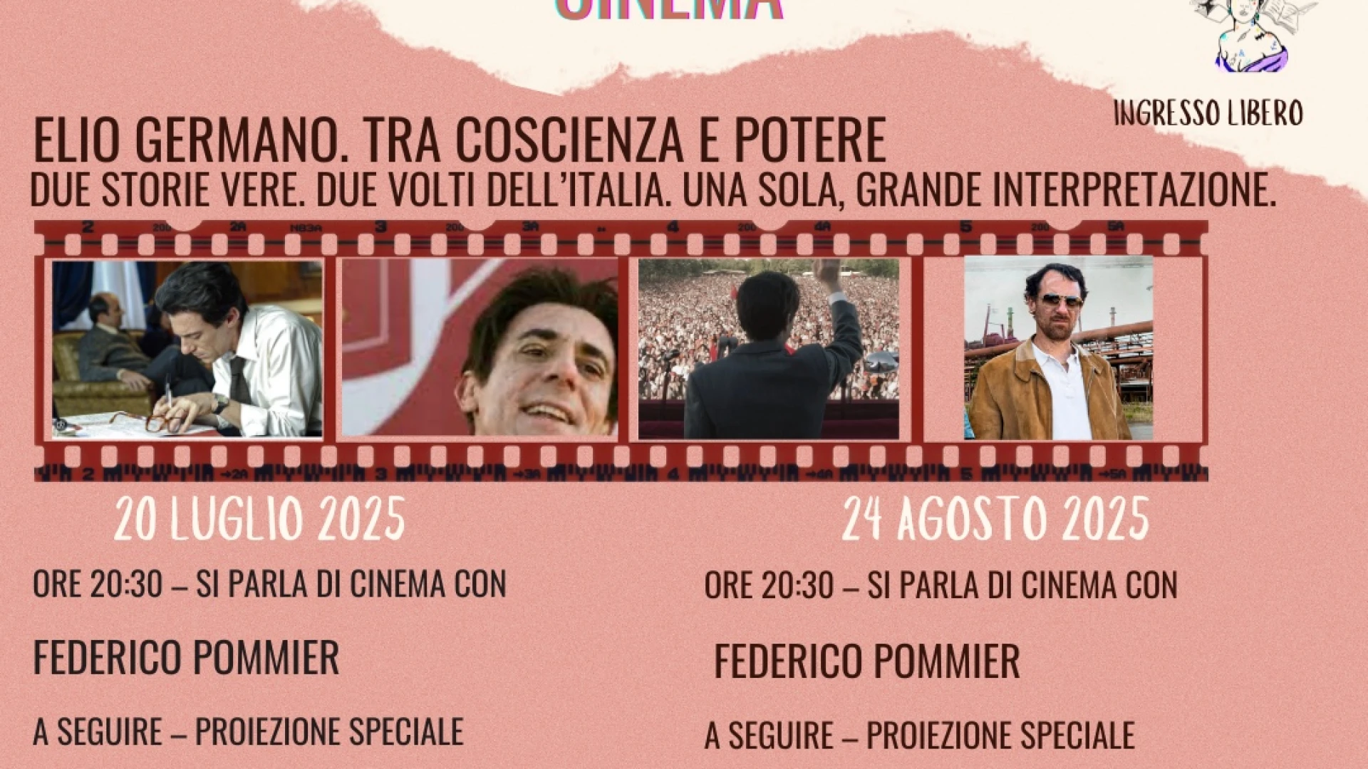 “Rocchetta: la cornice di Molise Cinema” Il festival apre e chiude a Rocchetta a Volturno con due eventi speciali dedicati a Elio Germano.